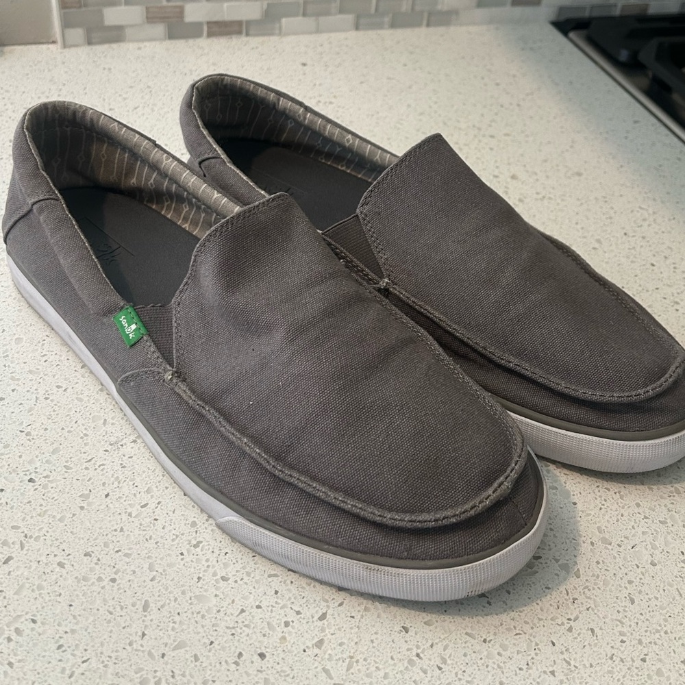 Like me w Sanuk Casual Loafer Boat Shoes Mens Size 12